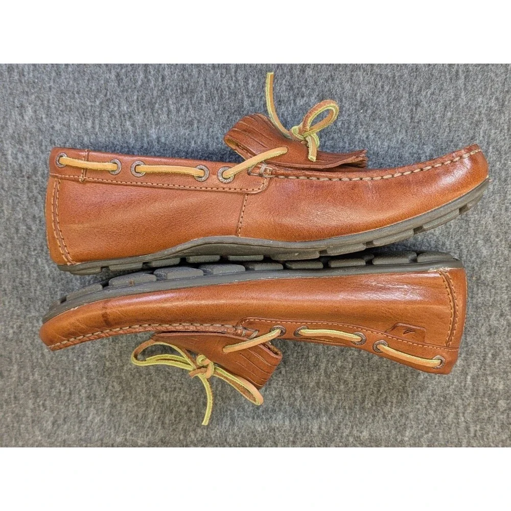Sperry Mens Loafers WAVE Brown KILTIE DRIVING MOCS Size 9M